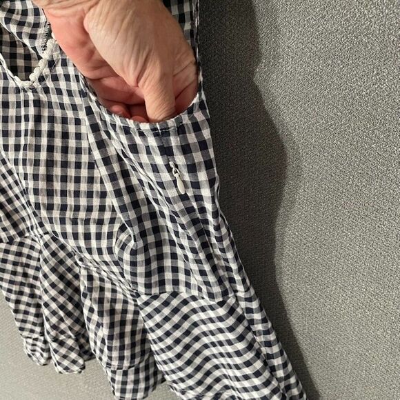 Nanette Lepore Women’s Size Small Gingham Peplum Sleeveless Top - EUC - Picture 5 of 9